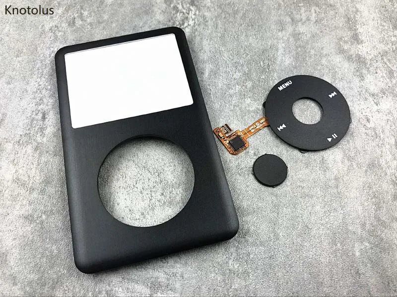 Черная Передняя Лицевая панель knotolus чехол для iPod 6th 7th gen classic 80 ГБ 120 160