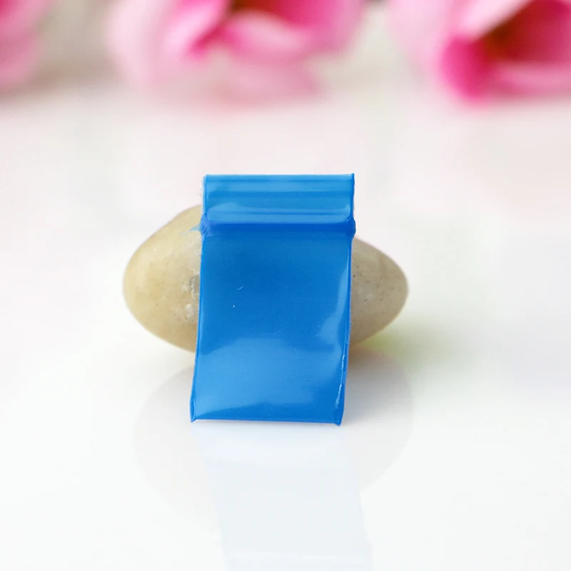 Пластиковый подарочный пакет оптовая продажа 1000 шт./лот 2 5x3 5 см синий пластиковый