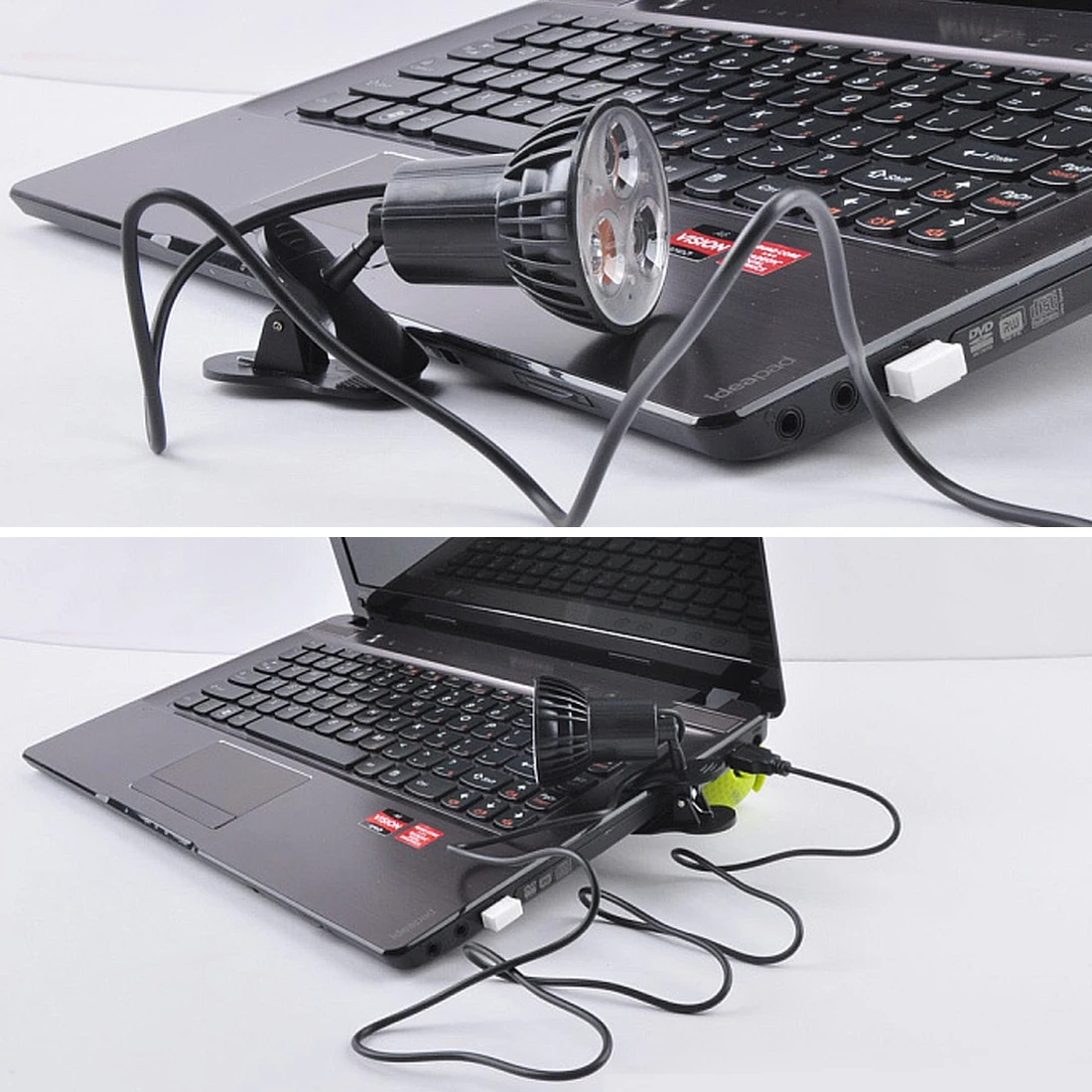 Новинка 1 шт. супер яркий светодиодный светильник с 3 USB-портами и зажимом на месте