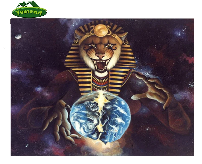 DIY Алмазная вышивка тигра Pharoah картина из страз мозаика домашний Настенный декор