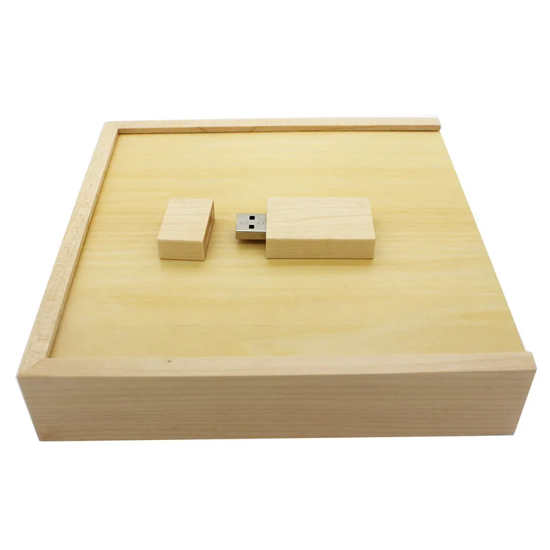 Maple USB with BOX JASTER(бесплатный логотип) фотография орех фотоальбом usb+ коробка usb флэш-накопитель U диск Флешка 8 ГБ 16 ГБ 32 ГБ 64 Гб свадебный подарок - Цвет: Maple USB with BOX