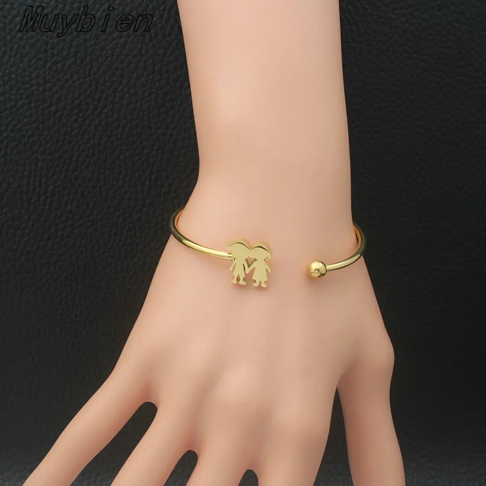 Wholesale Fashion New 4 colors High Quality and Exquisite Heart Jewelry for Women Bangles Bracelet Accessories BESKAEBG | Украшения и
