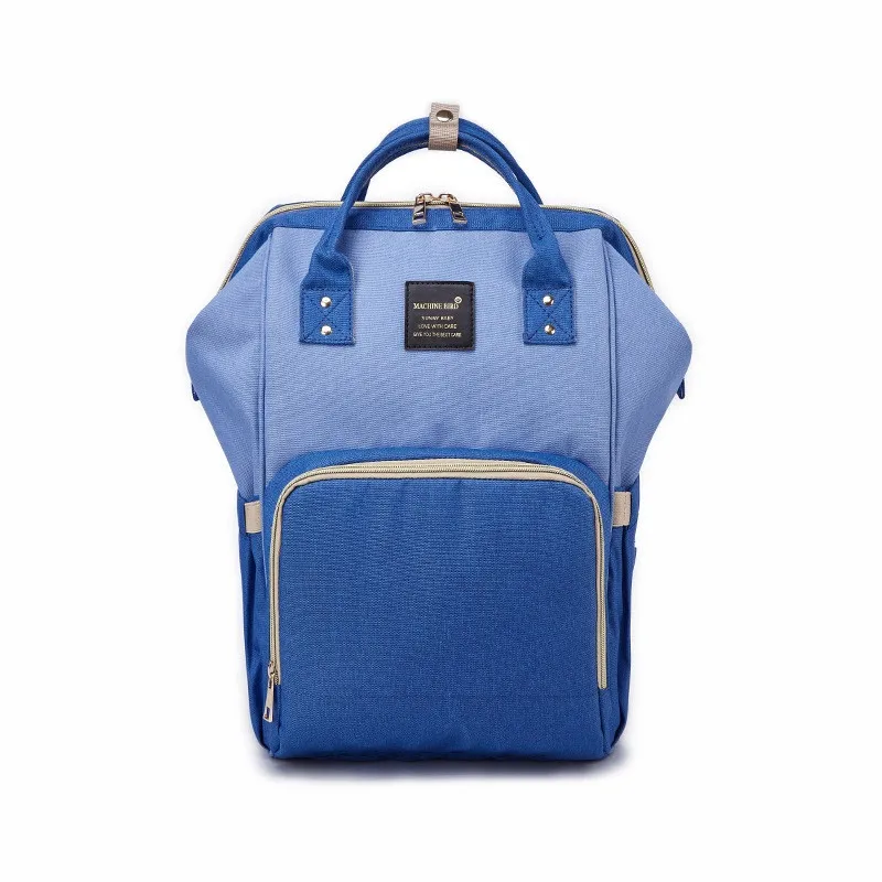 

Waterproof Multi-function Mummy Bags Barnd New Fashion Backpack Baby Cloth Changing Diaper Bags Upgrade Hit Color Patchwork