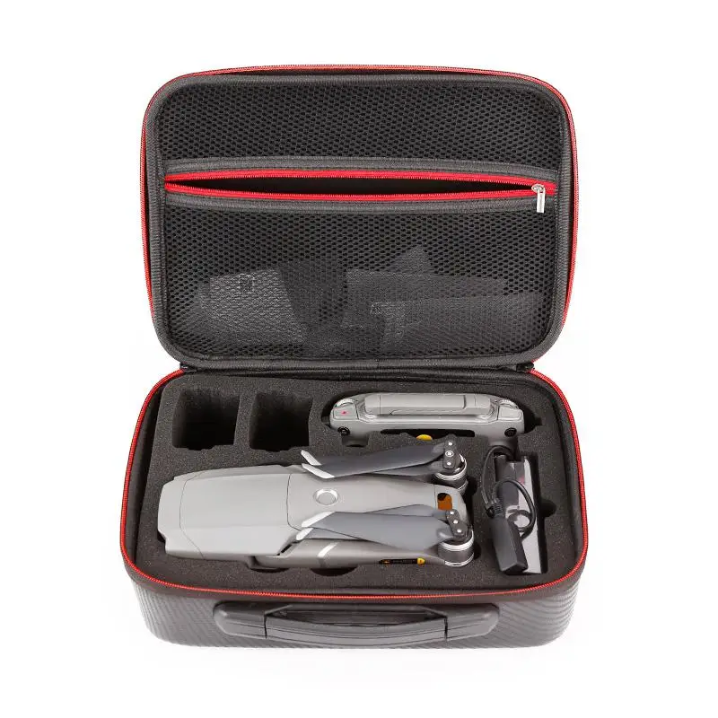 RCtown сумка для DJI Mavic 2 Pro Чехол переноски Zoom хранения PU Сумка Drone Body 3 батареи