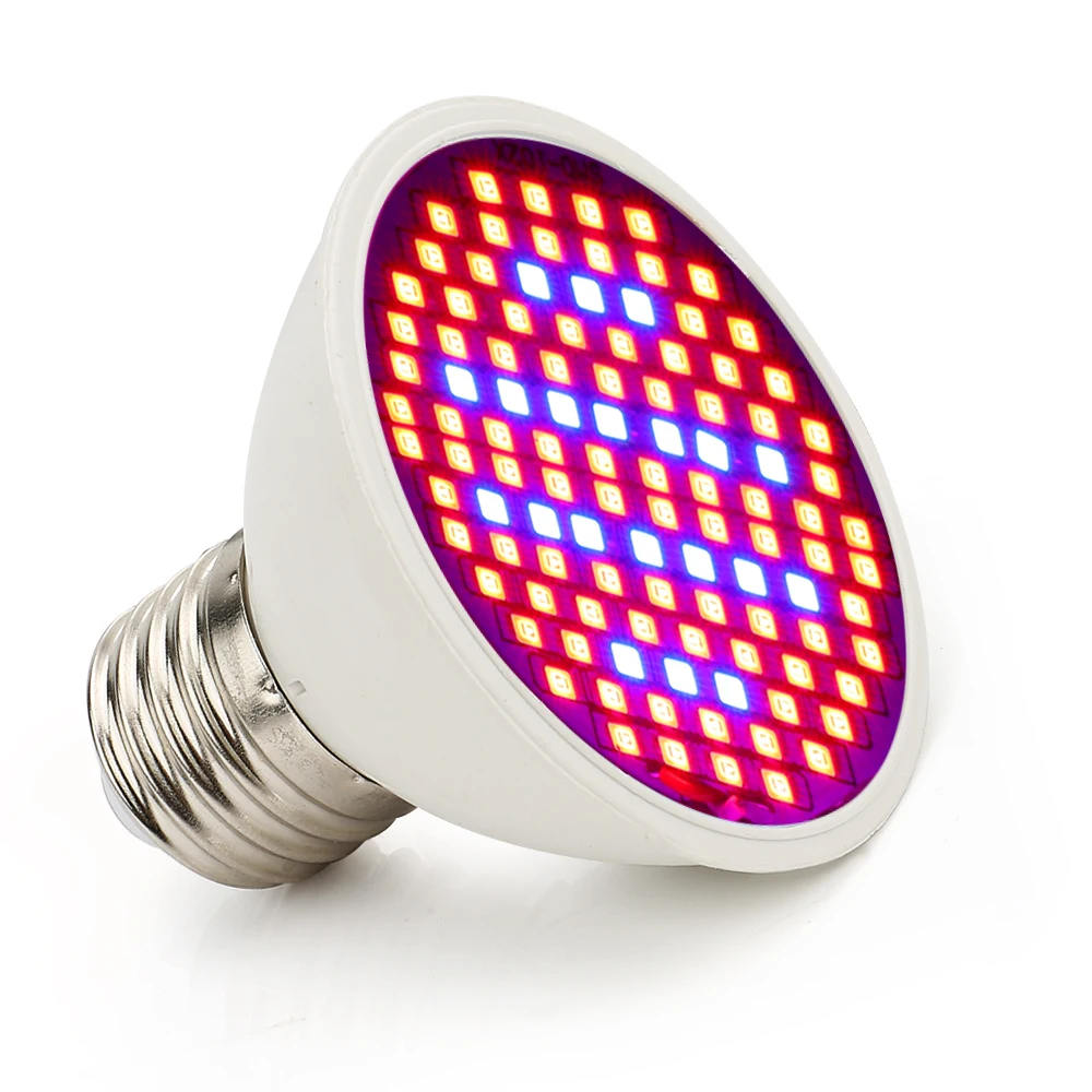 40 шт./лот 106LED Grow Lights 10 Вт E27 Лампа для растений в помещении Fitolamp красные синие