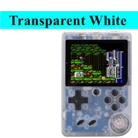 Мини Портативный ретро Ностальгический 3,0 дюймов ручной retromini мальчик видео плеер Карманная игровая консоль плееры встроенные 168 игры - Цвет: transparent white