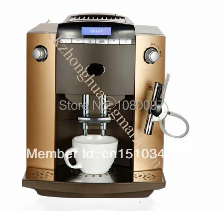 Автоматическая итальянская кофемашина Эспрессо латте Кофеварка + LCD 10 языков