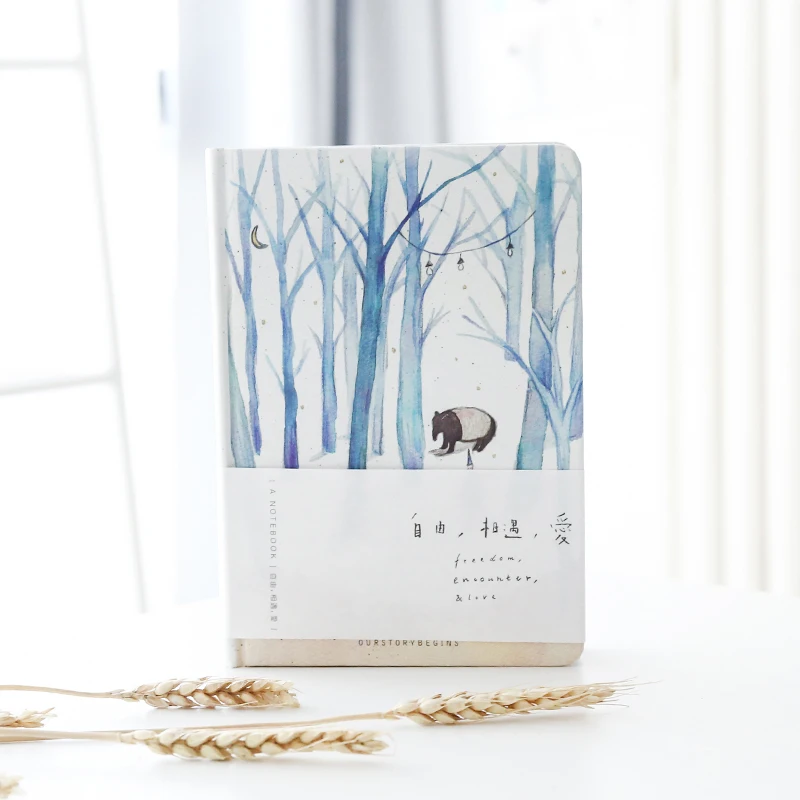 Дневник Freedom Encounter Love Beautiful Notebook цветная бумажная Книга в твердой обложке школьные