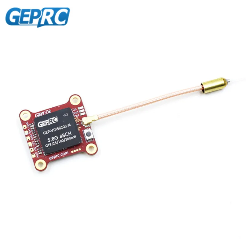 GEPRC Радиоуправляемый Дрон Мультикоптер FPV Racing 5 8G 48 каналов 0/25 МВт/100 мВт/200