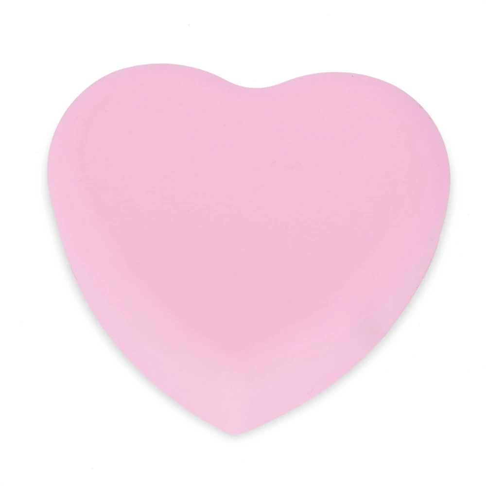 Gustala силиконовые Макияж Кисточки очиститель 5 цветов в форме сердца Тематические