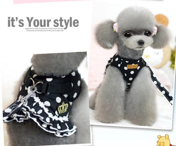 Товары для собак одежда домашних животных поводок прогулочная шлейка щенков