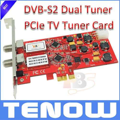 TBS Card TBS6982 DVB-S2 Dual Tuner TV Satellite Receiver Watch Free-to Air on PC | Электроника
