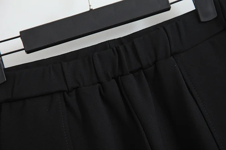 A11 весенние повседневные брюки 4XL размера плюс женская одежда модные свободные Стрейчевые брюки-карандаш с разрезом 042