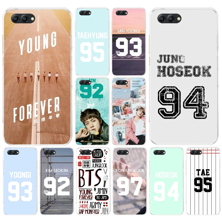 051FG TS трикотажный Jungkook Мягкий Силиконовый ТПУ чехол для Honor 9 10 huawei p10 lite y6 prime 2018 mate