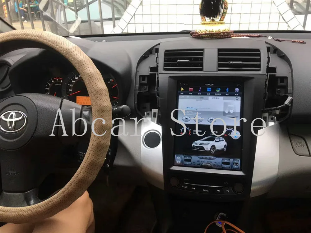 10,4 ''Tesla стиль Android 8,1 автомобильный dvd-плеер gps навигация для Toyota RAV4 RAV 4 2006-2012 PX6 CARPLAY стерео Мультимедиа Радио