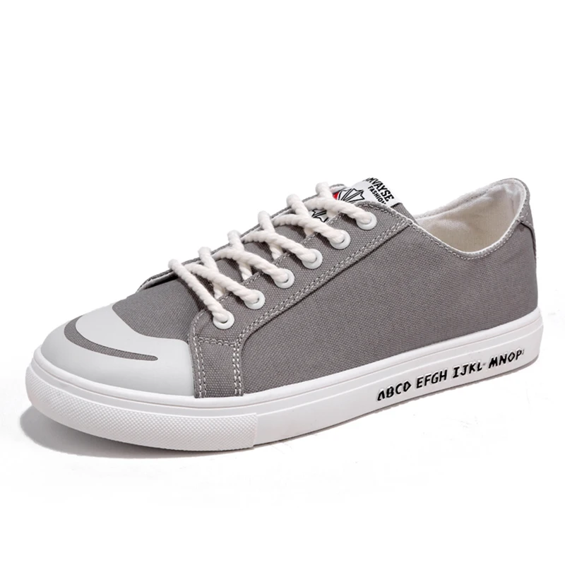 Summer Shoes Men 2018 New Fashion Canvas lightweight Lace Up Flat Male Sneakers Baotou Breathable Unisex For Couple |