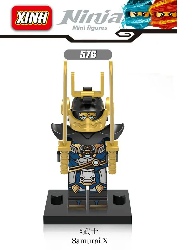 X0155 Ninja krux El weisnake Kai Samuraix bichos wu Lloyd Nya Pirata bloques ladrillos s para regalos de los ninos|kai kai|kai ninja |