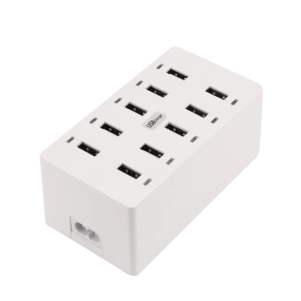 60W 10-Port Desktop USB Rapid Charger Smart with Auto Detect Technology Simply connect any mobile device | Электроника