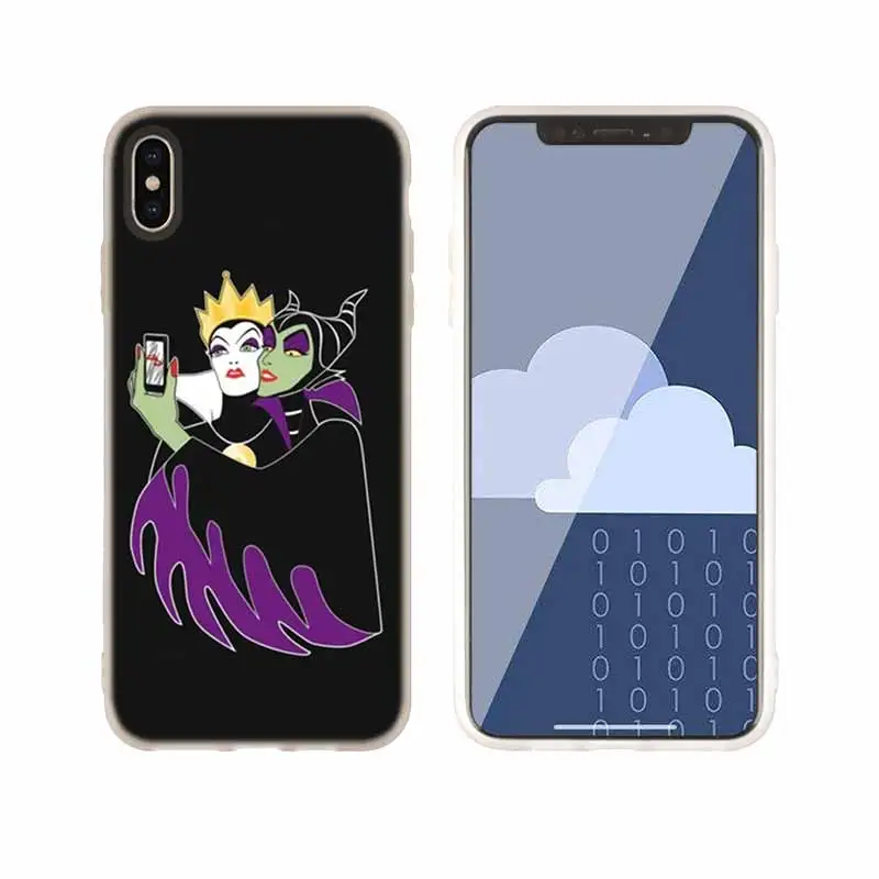 as the picture 09 Чехол для телефона s силиконовый мягкий чехол для iPhone 11 Pro X XS Max XR 6 6S 7 8 Plus 5 4S SE Maleficent Спящая красавица чехол принцессы - Цвет: as the picture 09
