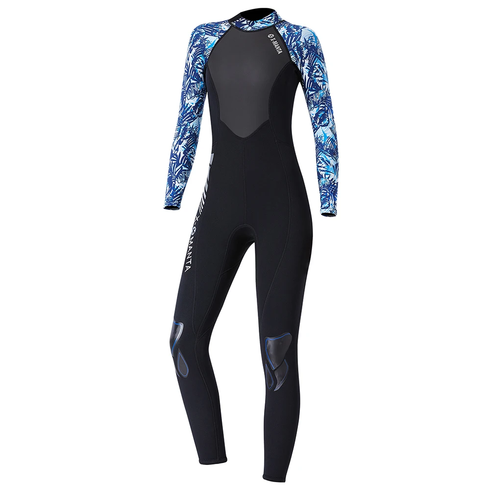 DIVE SAIL WS 19483 камуфляжный цельный женский костюм для дайвинга с длинным рукавом
