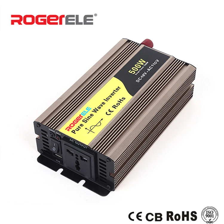 500 Вт 12VDC/24VDC до 110VAC/220VAC чистый синусоидальный инвертор компьютер на