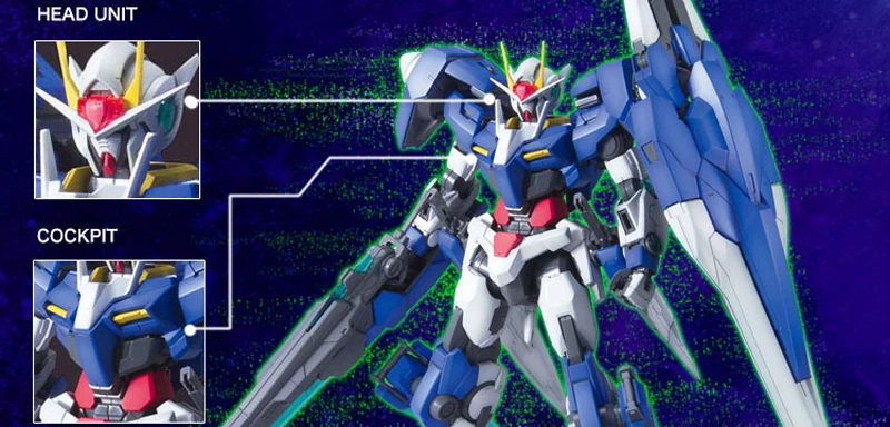 BANDAI MG 1/100 00 Гандам семь меч GN-0000/7 S эффекты фигурка модель модификации