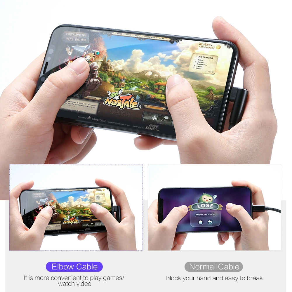 USB-кабель RAXFLY 3 в 1 8-контактный кабель Micro USB Type C для Xiaomi Redmi Note 7 usb-кабель с