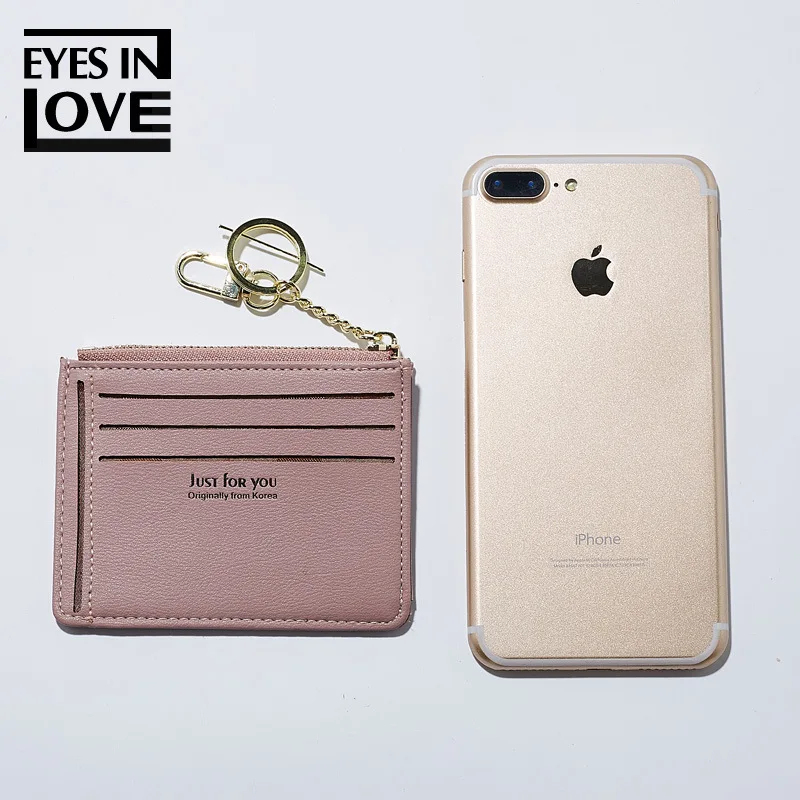 Простые мульти отделения для карт ID держатели женские кошельки OL металлическое