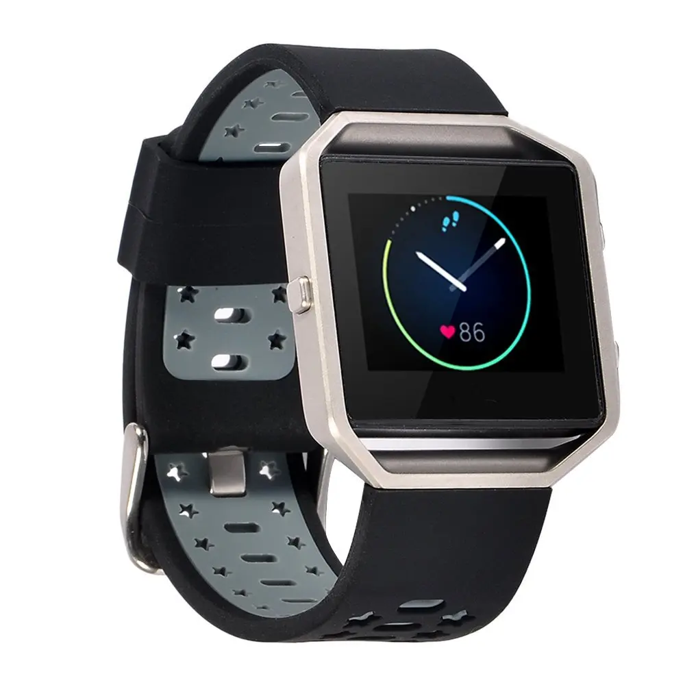 Силиконовый ремешок для Fitbit Blaze Замена часов Фитнес Смарт Браслет Ремни Петли