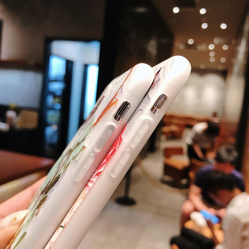 Роскошный чехол для телефона iPhone 6 S 7 8 Plus XS Max XR силиконовые в форме цветка Роза с