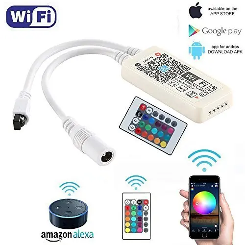 Миниатюрный контроллер для светодиодной ленты с Wi-Fi RGBW iPhone iPad Android смартфона