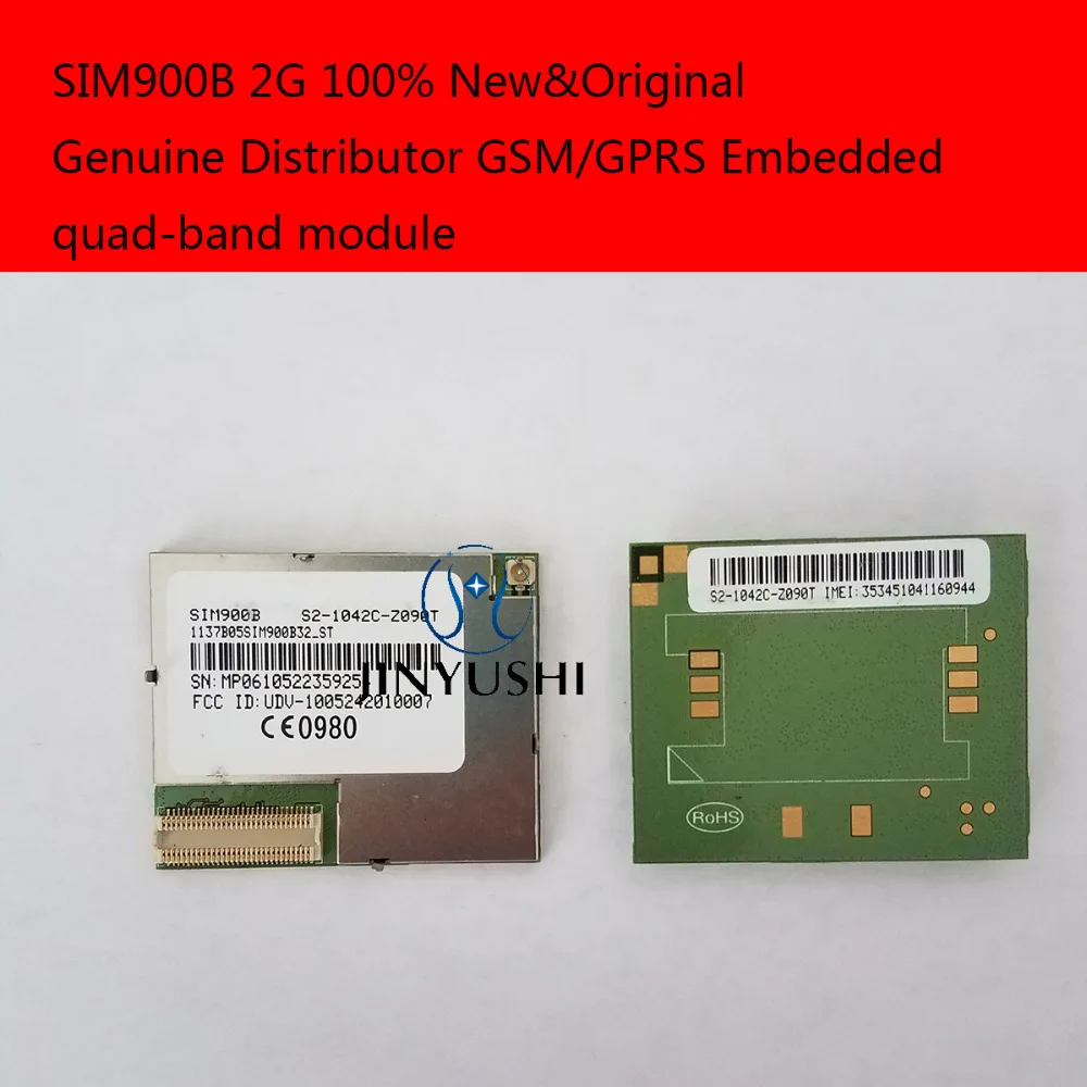 

JINYUSHI FOR SIM900B 2G 100% New&Original Genuine Distributor GSM/GPRS Embedded quad-band module 1PCS Free Shipping