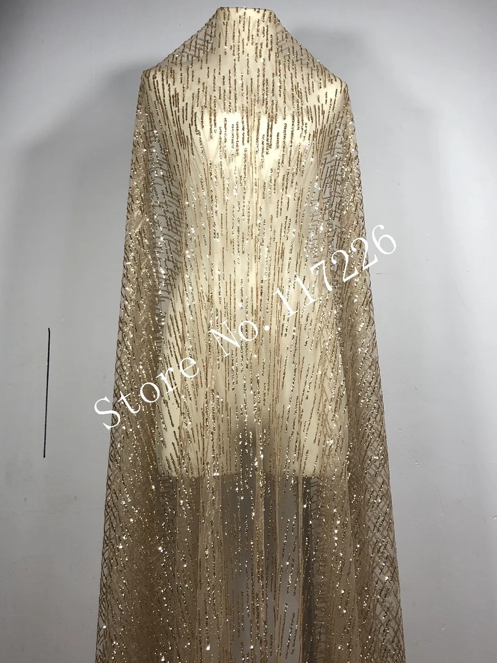 5 ярдов блестящая ткань африканский тюль без вышивки сетчатая для свадебного