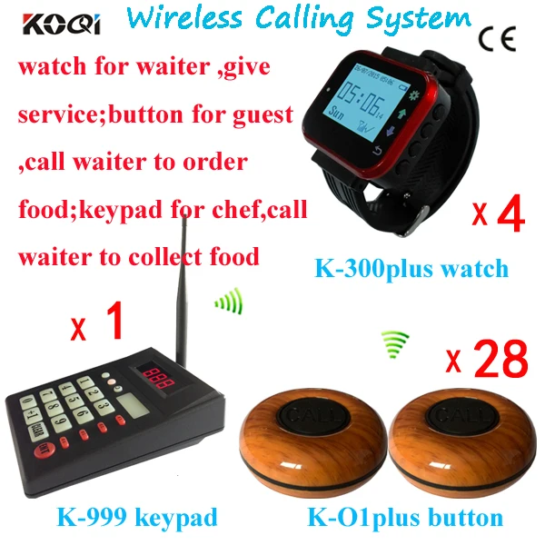 Кухонное оборудование Ресторан гость система подкачки 1 бейборд 4 запястья