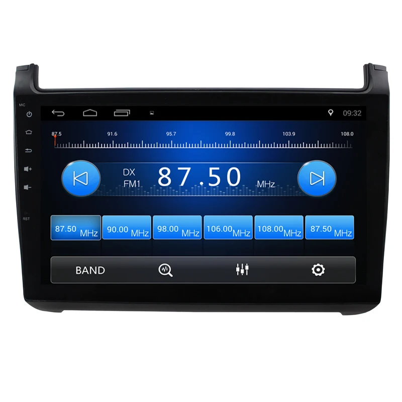 9 &quotчетырехъядерный автомобильный радиоприемник для VW POLO 2011 android 8 1 dvd-плеер с WiFi