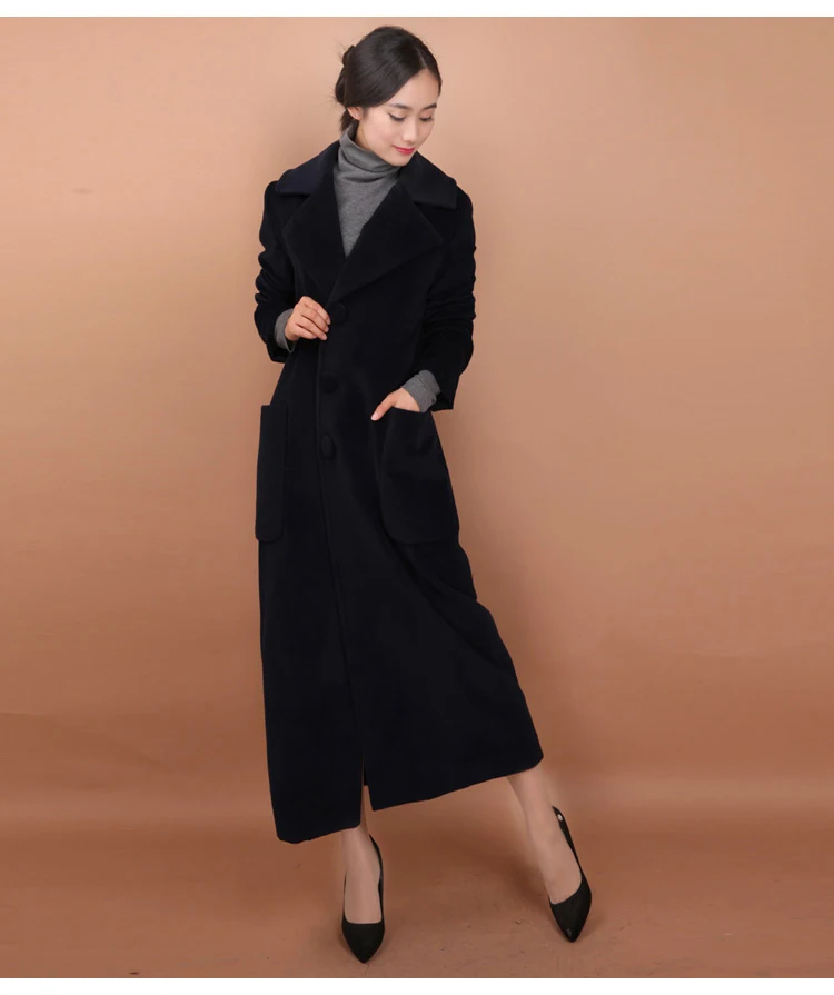 Женская Длинная шерстяная куртка тонкая темпераментная 2020|wool coat|woolen jacketcoats coats |
