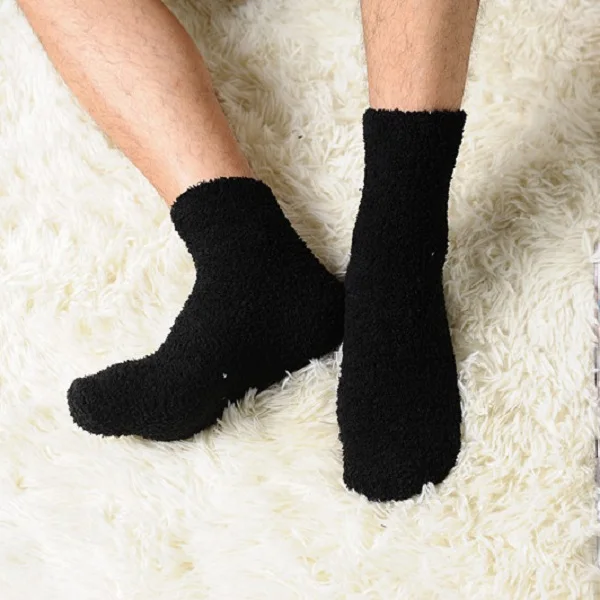 Махровые носки по щиколотку плотные теплые махровые эластичные короткие