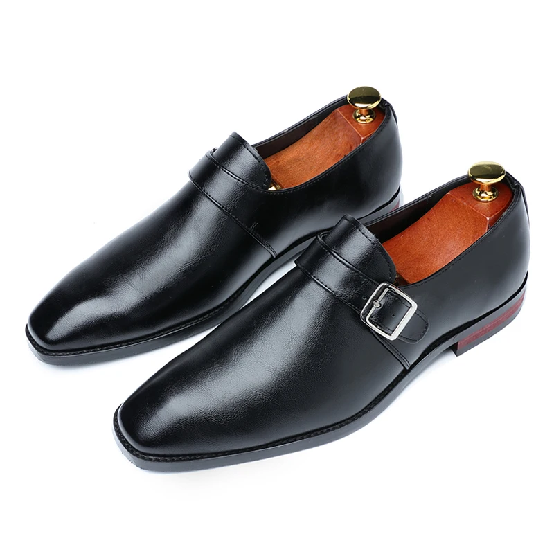 

New Classic Men Dress Shoes High Quality Casual Gentlemen Slip-On Leather Shoes Formal Shoes Business Men Loafers Big Size 38