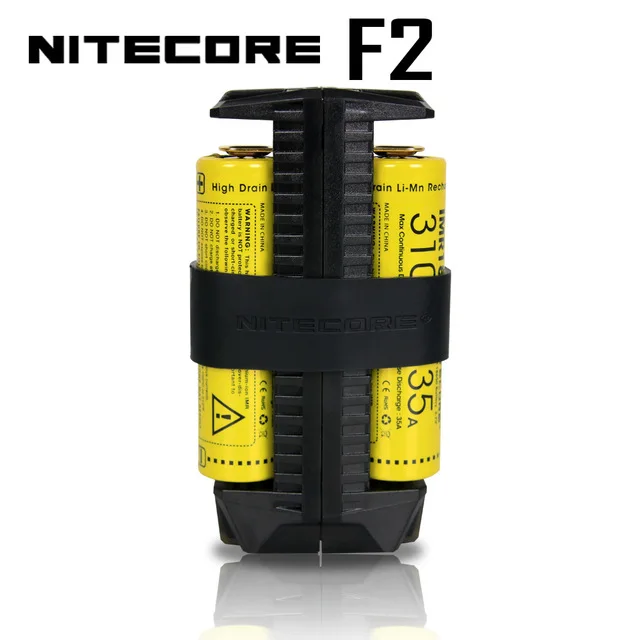F2 NITECORE F2 F1 гибкий внешний аккумулятор 2A Smart Li-Ion IMR батарея 2 слота USB зарядное устройство легкий портативный источник питания адаптер - Цвет: F2