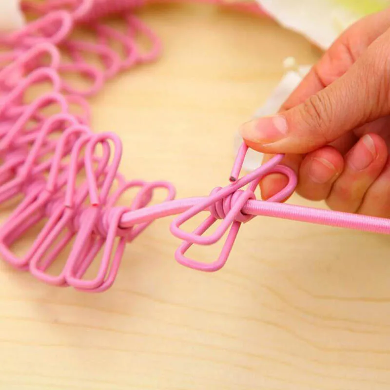 Портативная дорожная эластичная бельевая верёвка регулируемые бельевые линии с