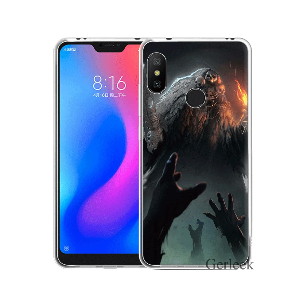 Desxz Cell Phone Case for Redmi GO 7 4 Prime 3S 3 Pro 4A 4X 5 6 6A 5A Plus Cover Dark Soul Bag | Мобильные телефоны и