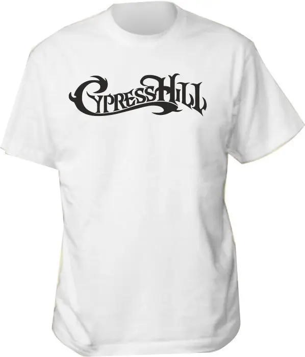 Футболка cypress hill Черный Новые мужские s логотип хип хоп до xxl рэп группа xl
