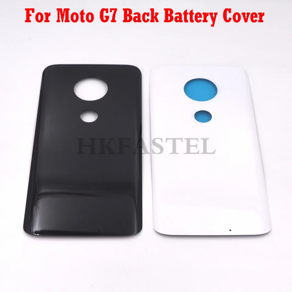 HKFASTEL для Moto G7 корпус Motorola мобильный телефон задняя крышка батарейного