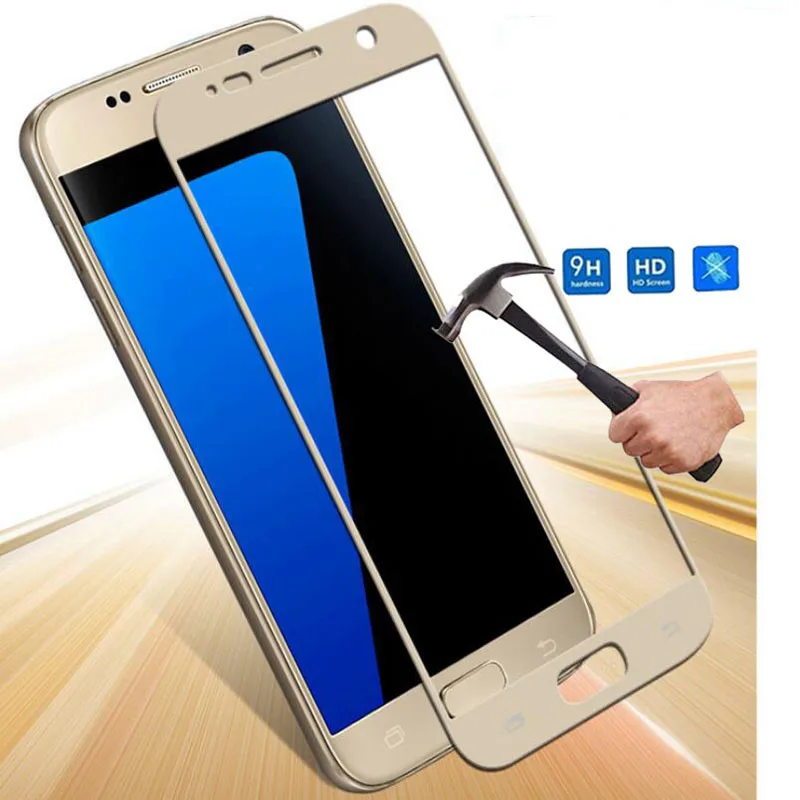 Полностью покрывающее закаленное Стекло для samsung Galaxy A5 A3 A7 J7 J5 J3 S 7 6 5 4 Note 5 4 3 2 C7 C5 Pro J2 Prime защиты Стекло