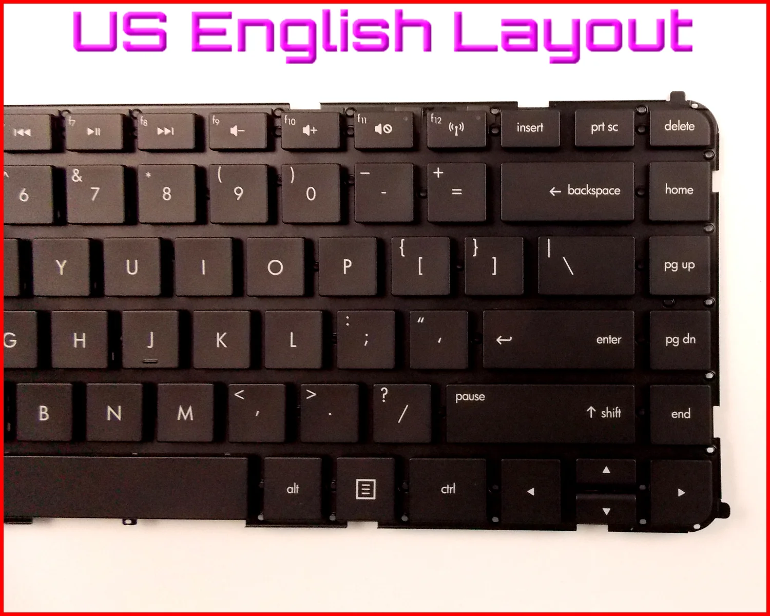 

New Keyboard US English Version for HP Envy 4T 6T 4 6 4-1102XX 6-1015nr 4-1041tx 4-1039tx 4-1040tx 6-1116TX Laptop No Frame