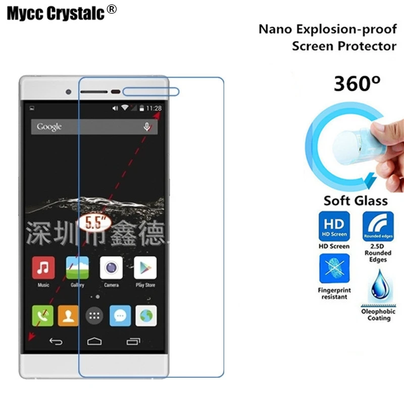Mycc crystalc (мягкий Стекло) фильм нано взрывозащищенные Экран протектор для CUBOT X11