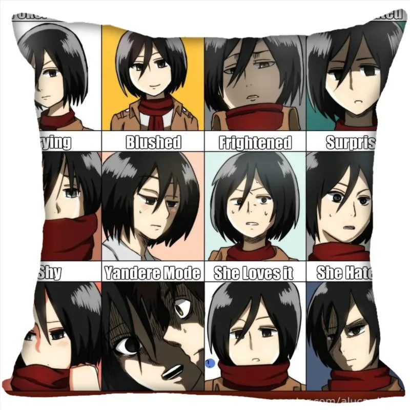 H + P #55 Новинка Лидер продаж Пользовательские наволочки attack on titan #2 мягкие размером