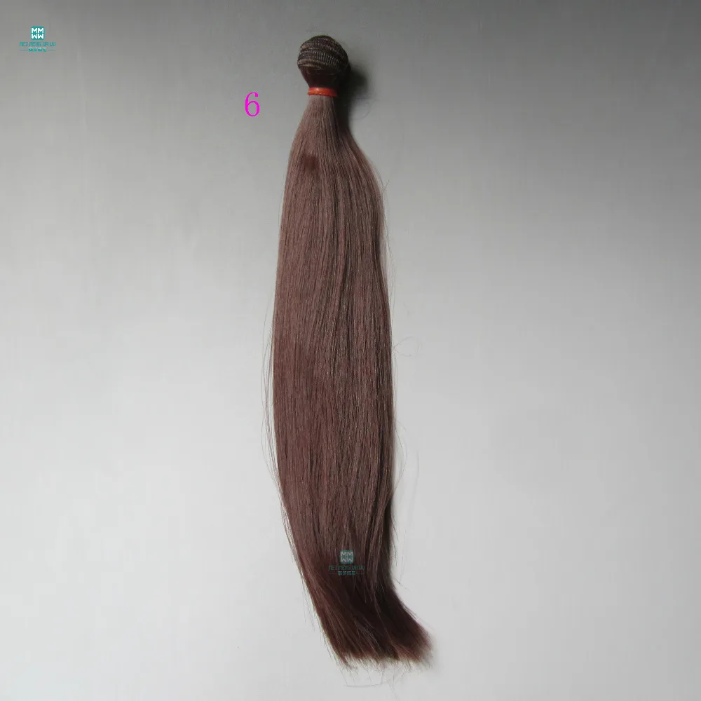 Аксессуары для кукол 30 см * 100 прямые волосы куклы 1/3 1/4 1/6 BJD/SD коричневые светло