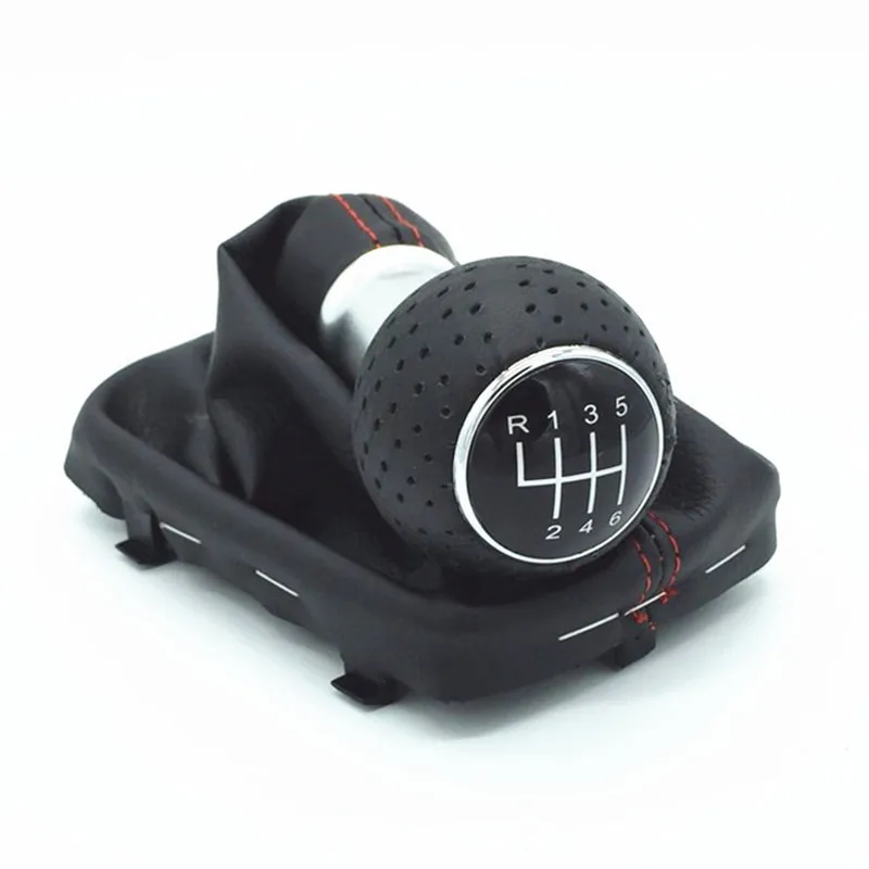 Для Audi A3 S3 2001-2007 ручка переключения передач Gaiter крышка багажника чехол Рычажная ручка головка рукоятки 5/6 скорость автомобиля Стайлинг Аксессуары