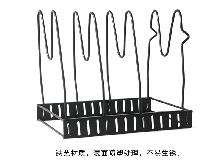 Кухонная бронзовая кухонная утварь pot organizer pot holder крышка стойка для посуды Регулируемый тяжелый шкаф(без горшка) AP11121142
